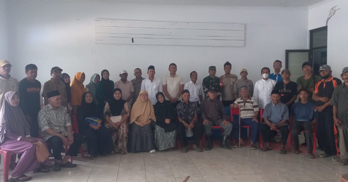 Humas PT SBJ Lakukan Musyawarah Tampung Aspirasi Petani Bayah