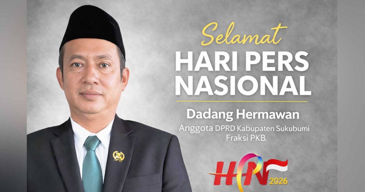 Anggota DPRD Kabupaten Sukabumi Apresiasi Peran Pers pada Momentum Hari Pers Nasional